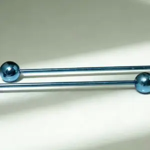 316L Steel Long Barbell Earrings - Image 3