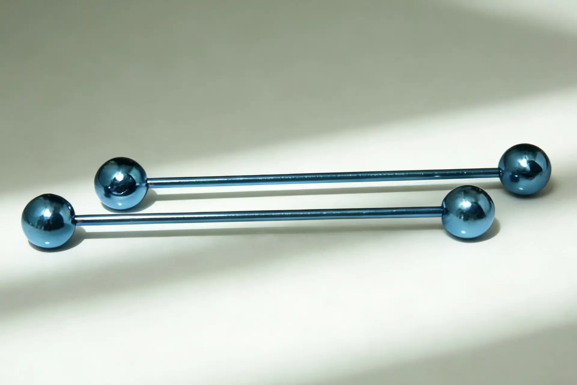 316L Steel Long Barbell Earrings - Image 3