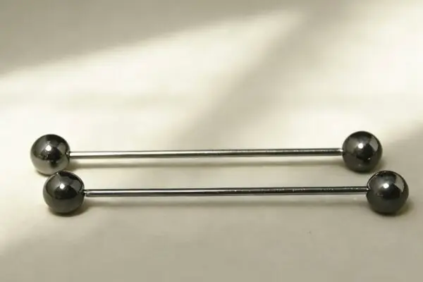 316L Steel Long Barbell Earrings