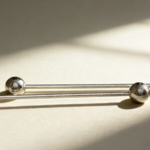 316L Steel Long Barbell Earrings - Image 6