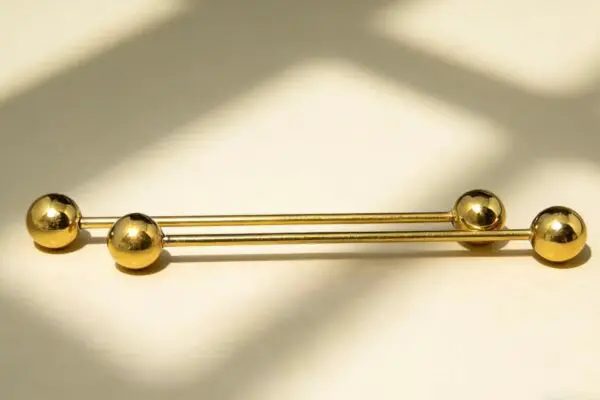 316L Steel Long Barbell Earrings
