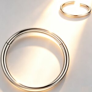 316L Surgical Steel Hinged Segment Ring - Image 2