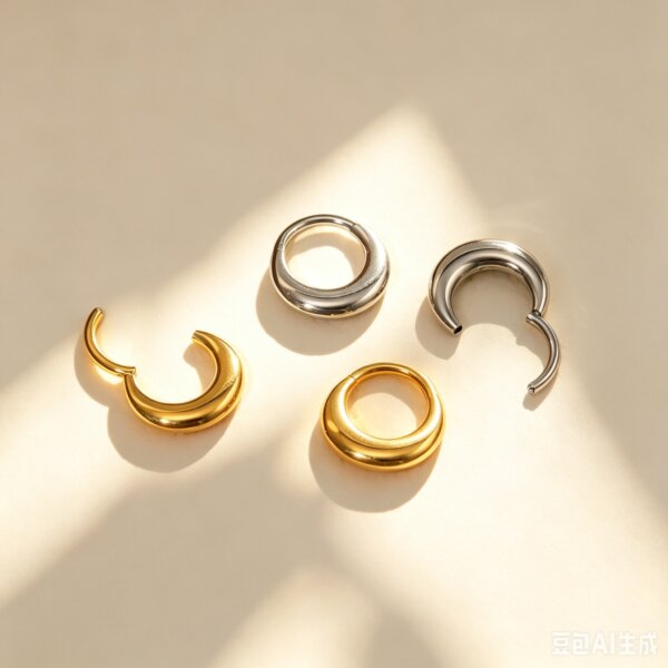 316L Steel Seamless Septum Nose Hoop